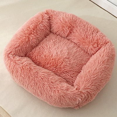 Plush Pet Bed – Soft Cozy Bed for Cats & Dogs