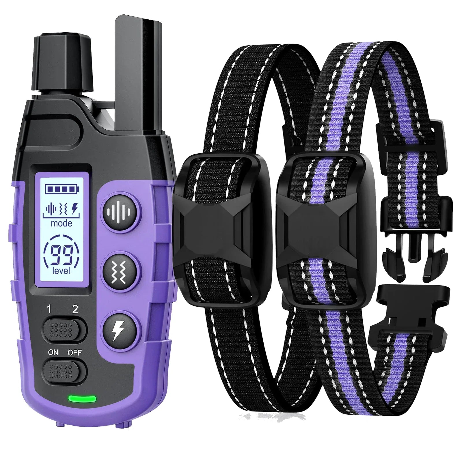 3300FT Electric Dog Training Collar – Waterproof Shock & Vibration Trainer