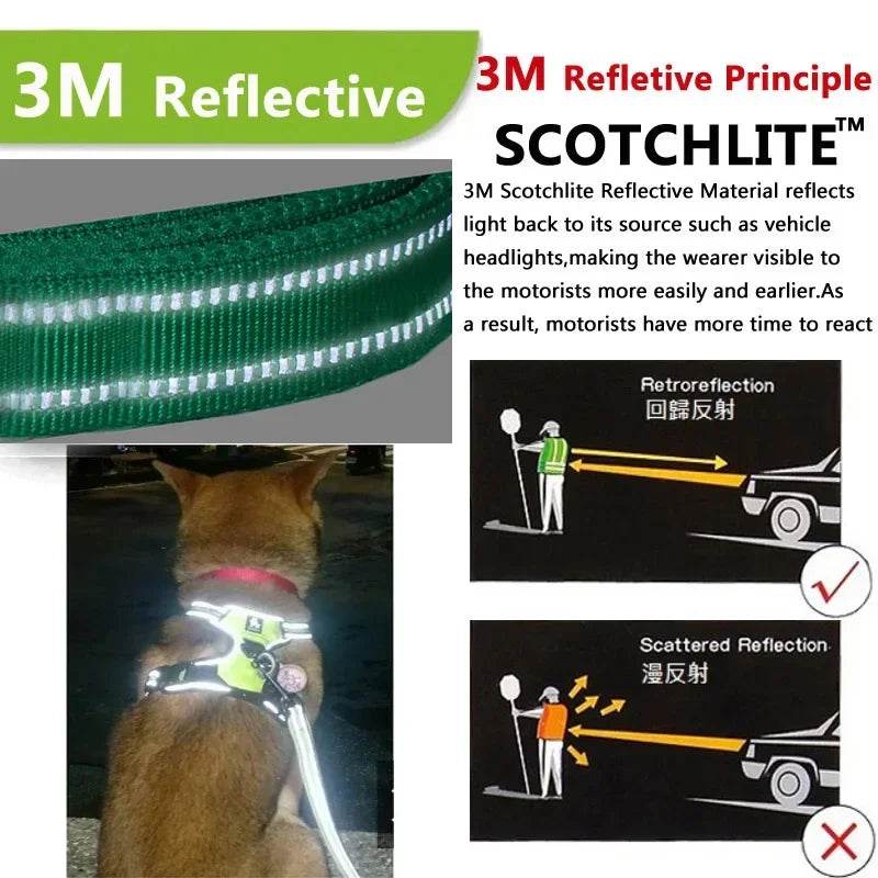 Reflective Adjustable Pet Dog Harness for All Sizes