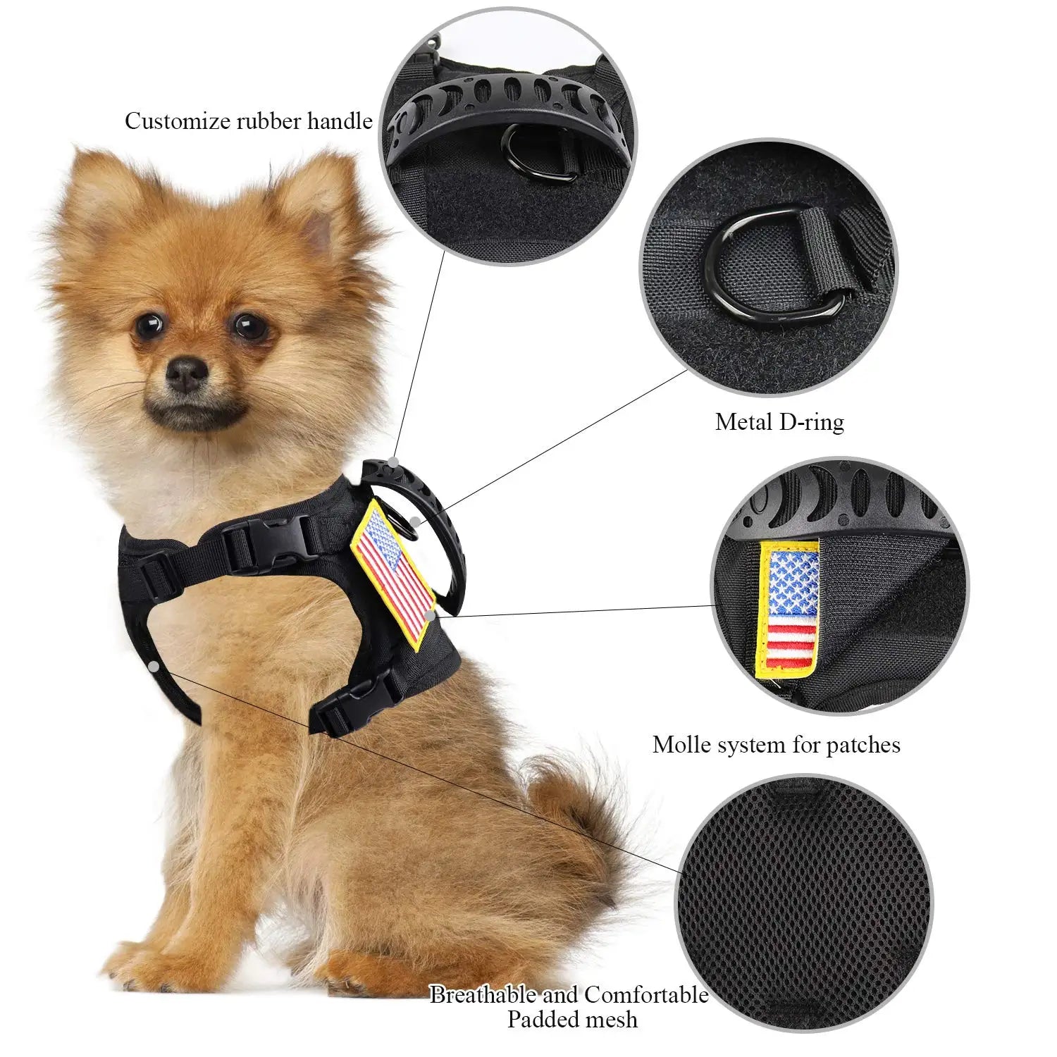 Tactical Harness & Leash Set for Pets