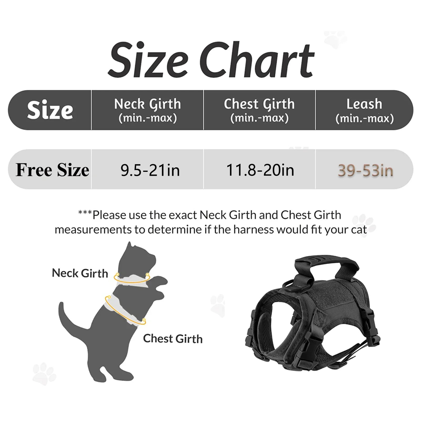 Tactical Harness & Leash Set for Pets