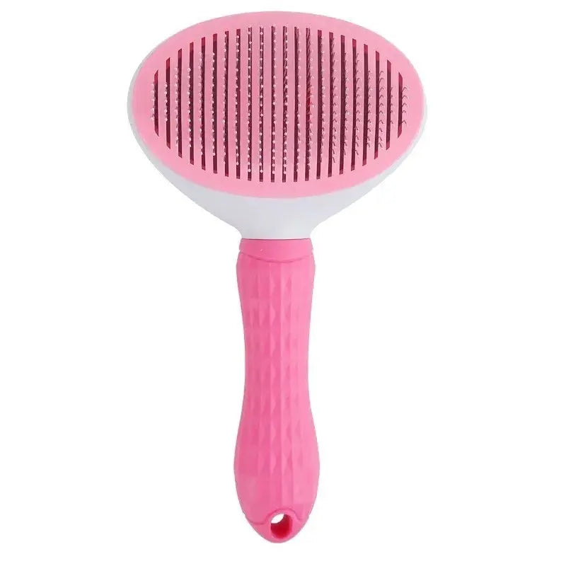 Self-Cleaning Pet Hair Remover – Grooming Comb for Dogs & Cats