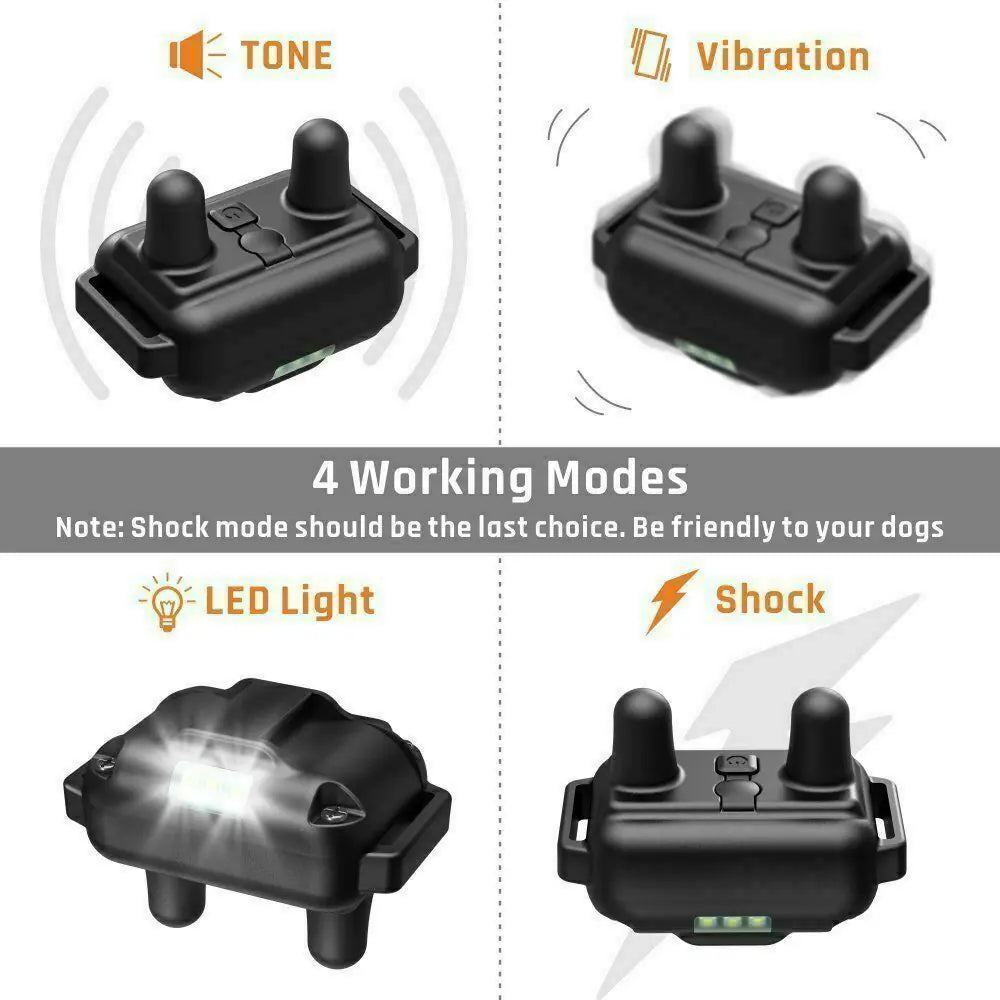 2700FT Remote Dog Shock Collar – Waterproof Rechargeable Trainer