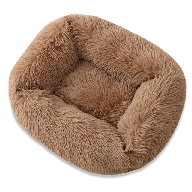 Plush Pet Bed – Soft Cozy Bed for Cats & Dogs