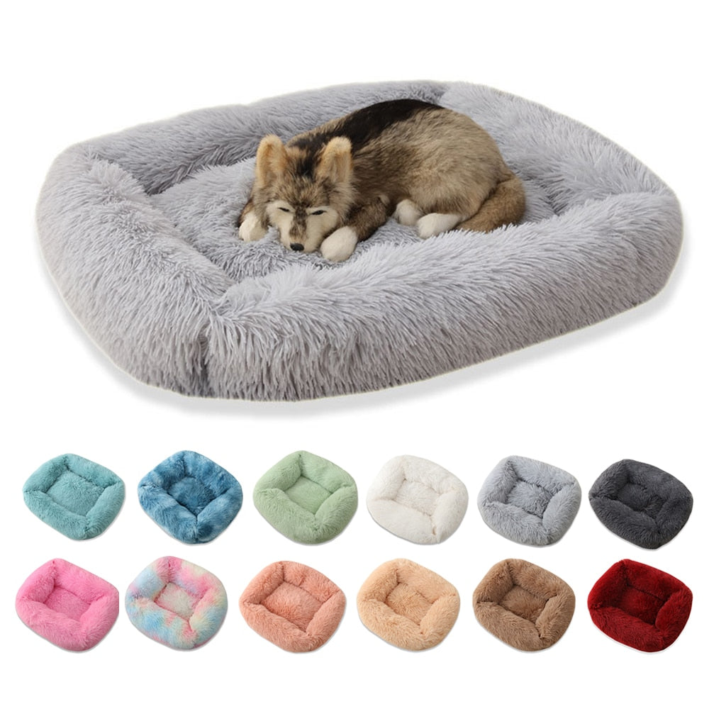 Plush Pet Bed – Soft Cozy Bed for Cats & Dogs
