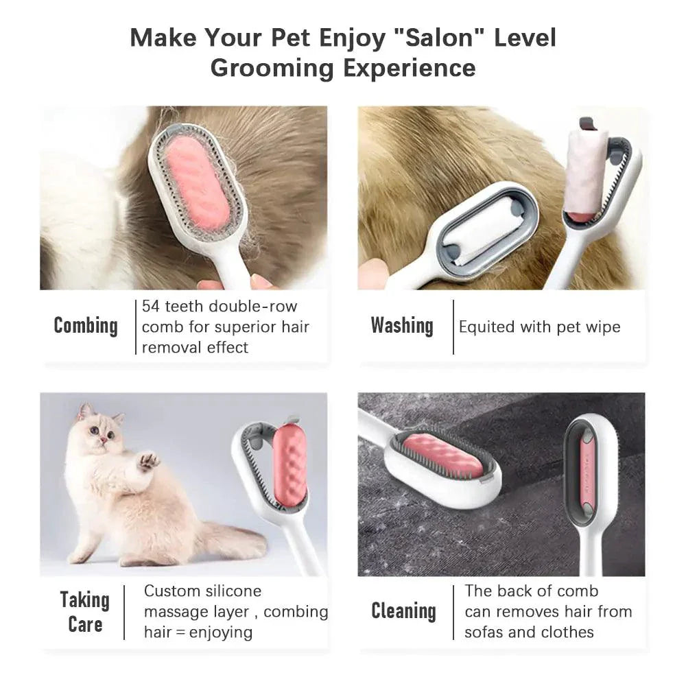 Fur-Free Pet Grooming Brush