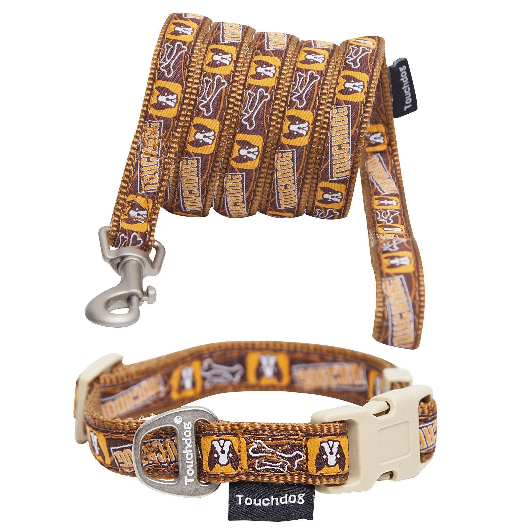 Caliber Designer Embroidered Pet Leash & Collar Set