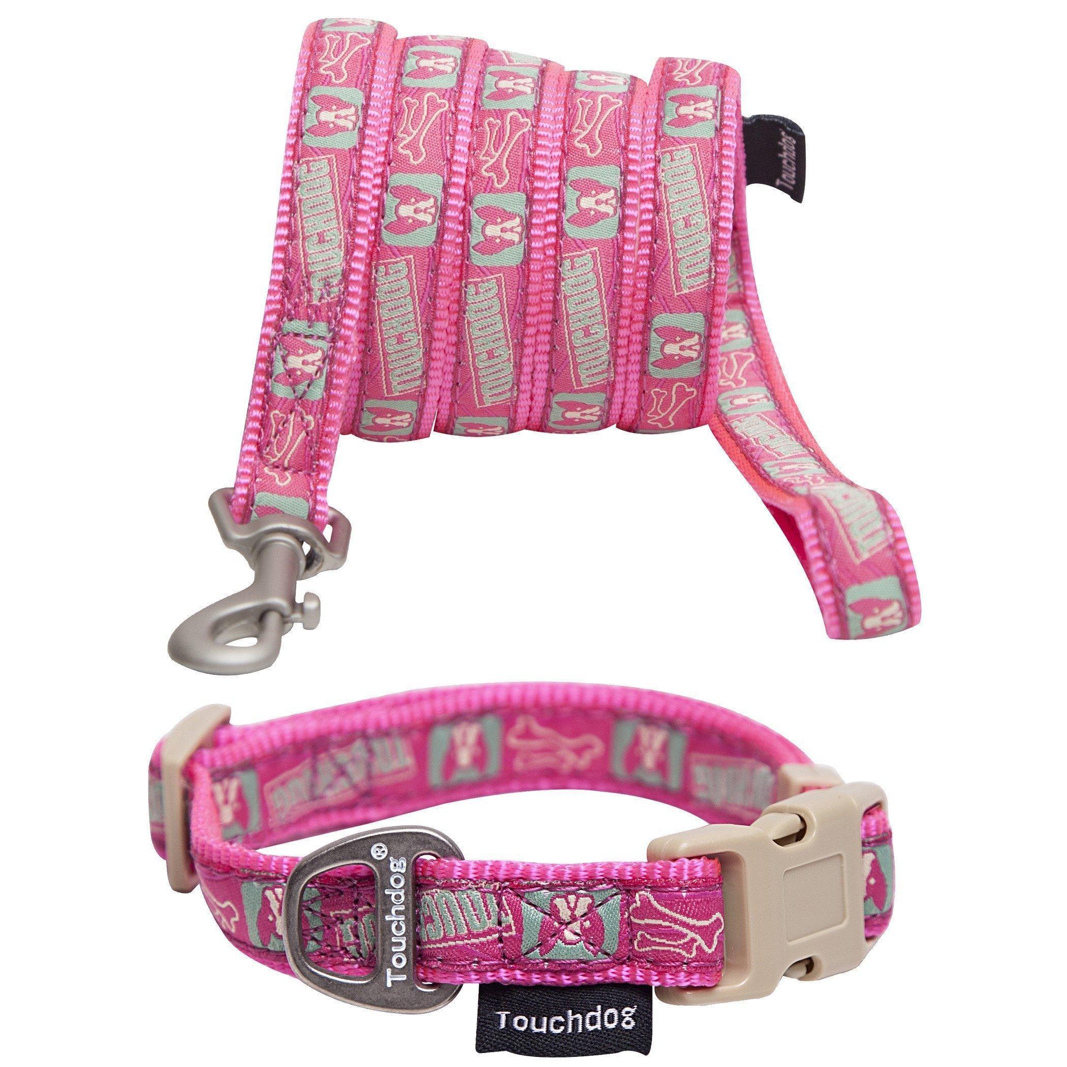 Caliber Designer Embroidered Pet Leash & Collar Set