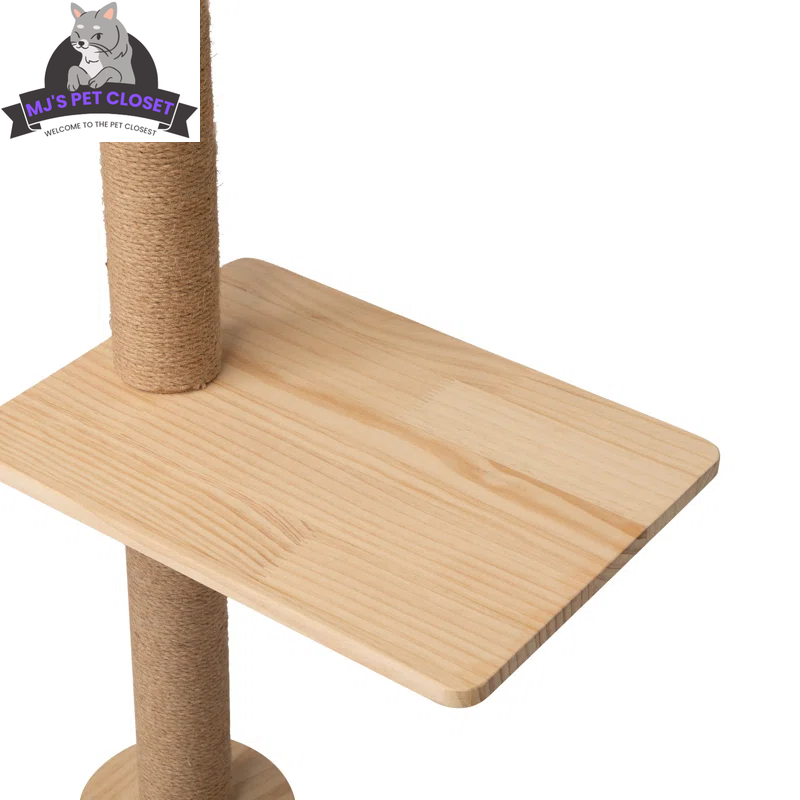 7-Piece Wall-Mounted Cat Climbing Tower